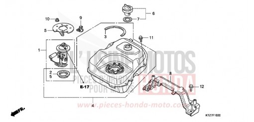 FUEL TANK PES125R8 de 2008